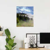 Morgennebel Poster (Heimbüro)