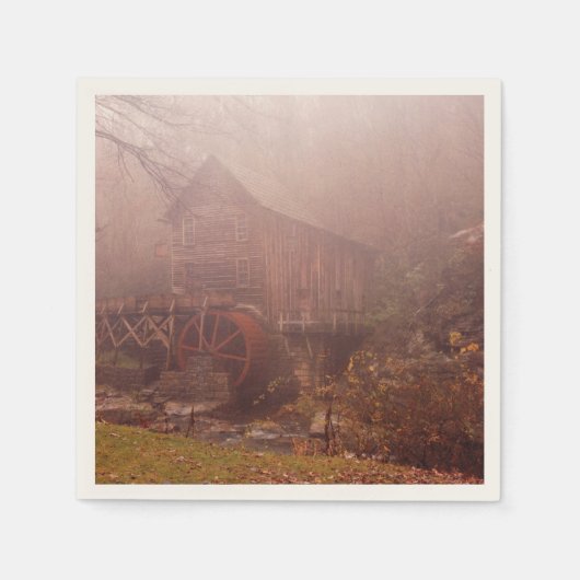 Morgennebel Serviette (Vorderseite)