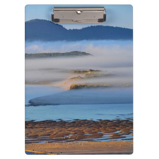 Morgennebel über Netarts Bay, ODER Klemmbrett (Vorderseite)