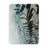 Morgennebel über Reisfeldern Magnet (Vertikal)