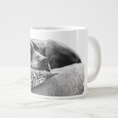 Morgenpause - ruhiger Komfort Jumbo-Tasse (Vorderseite Rechts)