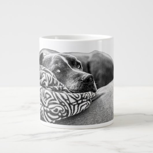 Morgenpause - ruhiger Komfort Jumbo-Tasse (Vorderseite)