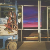 Morgenpause Vinyl Aufkleber (Vorderseite)