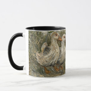 Morgenpendelverkehr Whimsical Farmhouse-Ente Regen Tasse