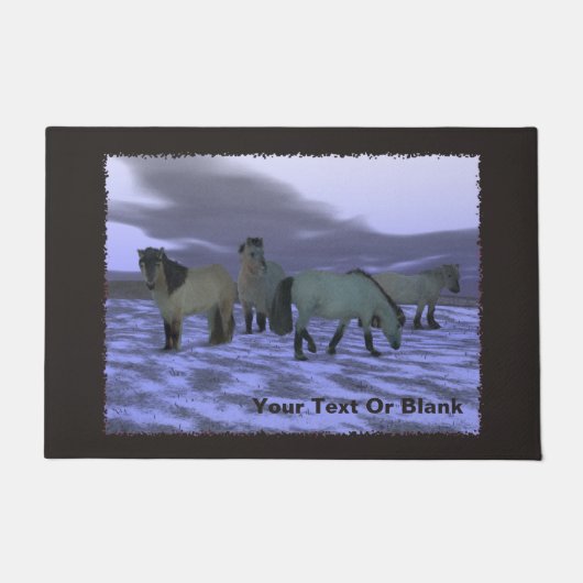 Morgenpferd Fußmatte (Vorderseite)