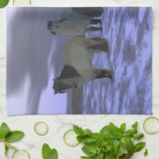 Morgenpferd Küchentuch (Gefaltet)