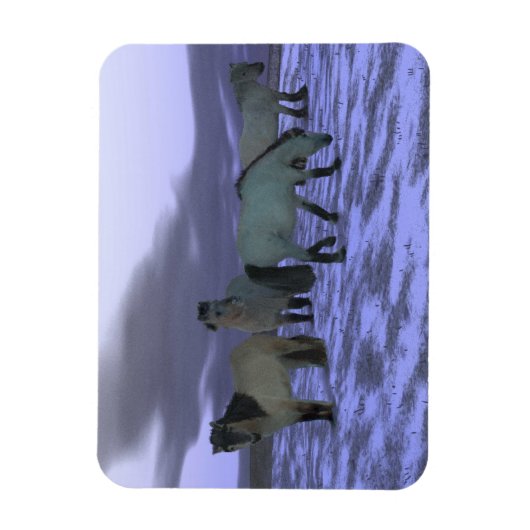 Morgenpferd Magnet (Vertikal)