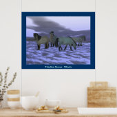 Morgenpferd Poster (Küche)