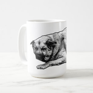 Morgenpfoten, sanfte Textur Kaffeetasse