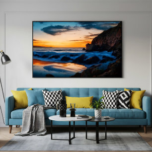 Morgenreflexe Leinwanddruck