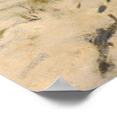 Morgenreiten am Strand, 1876 von Anton Mauve Poster (Ecke)