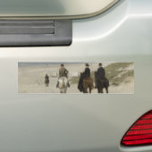 Morgenreiten am Strand (von Anton Mauve) Autoaufkleber (Auf Auto)