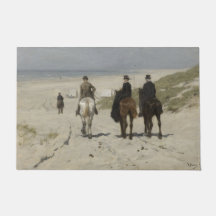 Morgenreiten am Strand (von Anton Mauve)