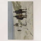 Morgenreiten am Strand (von Anton Mauve) Puzzle (Vertikal)