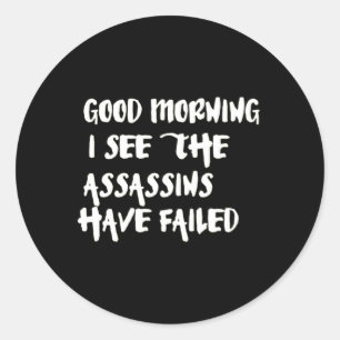 Morgenresilienz Runder Aufkleber