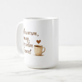 Morgenrituale & innere Ruhe Kaffeetasse (Vorderseite Links)