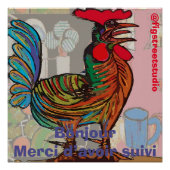 Morgenröster, Text bearbeiten, Glossy Poster (Vorderseite)