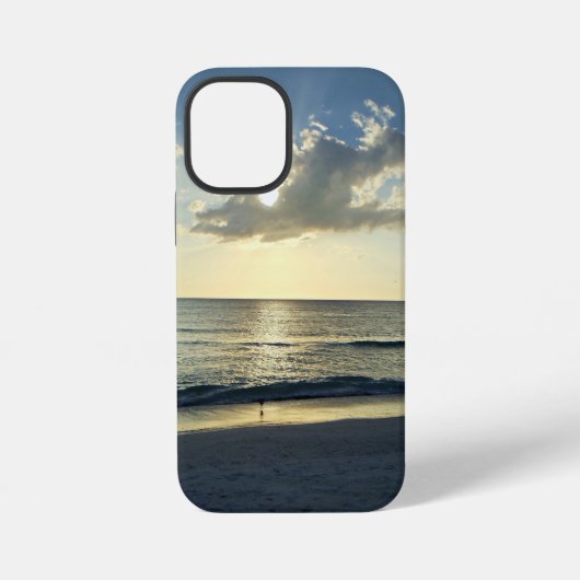 Morgenröte am Strand iPhone Hülle (Rückseite)