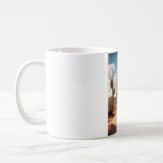 "Morgenröte: Dino-Tasse" Kaffeetasse (Links)