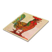 Morgenruf, Rooster, Tile Fliese (Seite)