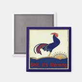 Morgenrufer Magnet (Vorderseite/Rückseite)