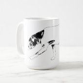 Morgenruhe, keine Hektik Kaffeetasse (Vorderseite Links)