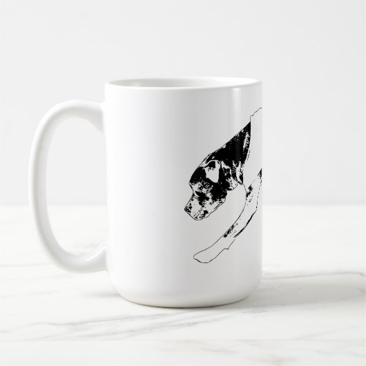Morgenruhe, keine Hektik Kaffeetasse (Links)