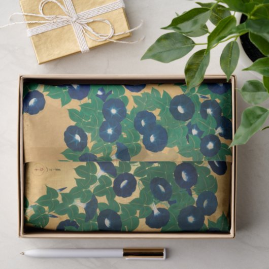 Morgenruhm (Detail), Kiitsu Seidenpapier (Geschenk)