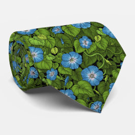 Morgenruhm in Blau und Grün Krawatte