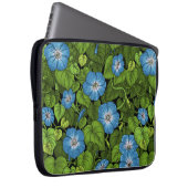 Morgenruhm in Blau und Grün Laptopschutzhülle (Vorne Rechts)