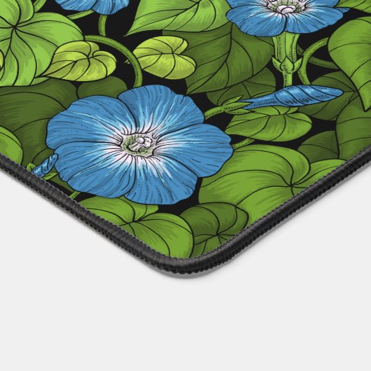 Morgenruhm in Blau und Grün Schreibtischunterlage (Ecke)