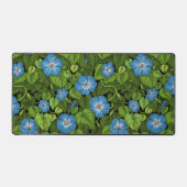 Morgenruhm in Blau und Grün Schreibtischunterlage (Vorderseite)