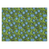 Morgenruhm in Blau und Grün Tischdecke (Vorderseite (Horizontal))