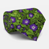 Morgenruhm in lila und grün krawatte (Gerollt)