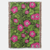 Morgenruhm in Rosa und Grün Decke (Vorderseite Vertikal)