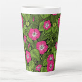 Morgenruhm in Rosa und Grün Milchtasse (Vorderseite)