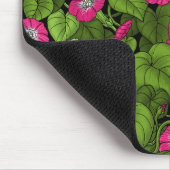 Morgenruhm in Rosa und Grün Mousepad (Ecke)