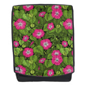 Morgenruhm in Rosa und Grün Rucksack (Vorderseite)