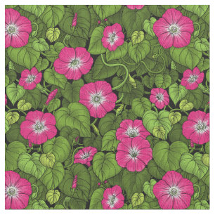 Morgenruhm in Rosa und Grün Stoff