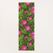 Morgenruhm in Rosa und Grün Yogamatte (Rückseite)