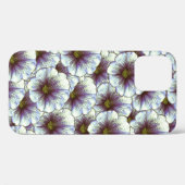 Morgenruhm Lila und weiß Case-Mate iPhone Hülle (Rückseite (Horizontal))