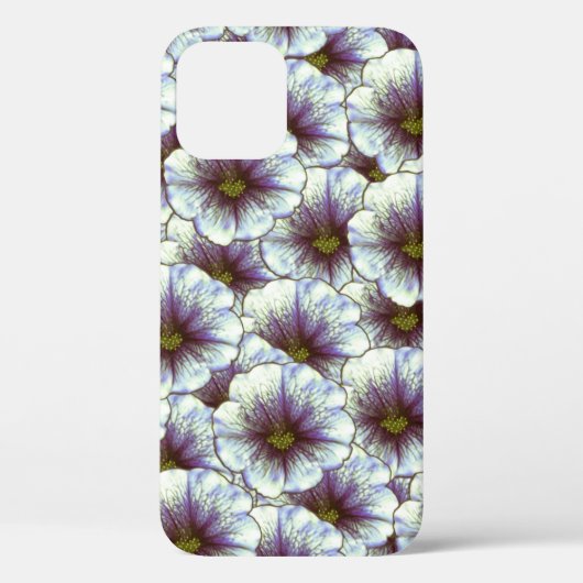 Morgenruhm Lila und weiß Case-Mate iPhone Hülle (Rückseite)