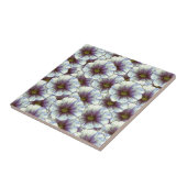 Morgenruhm Lila und weiß Fliese (Seite)