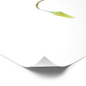 Morgenruhm und Schmetterling Fotodruck (Ecke)