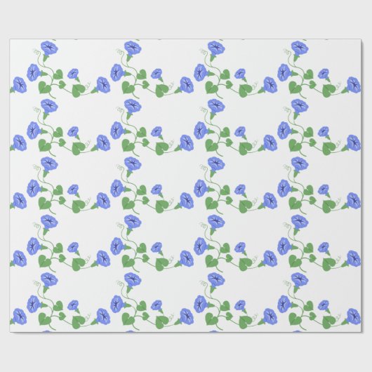 Morgenruhme Blume Geschenkpapier (Flach)