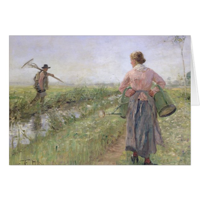 Morgens 1889 (Vorderseite (Horizontal))
