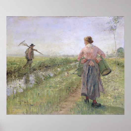 Morgens, 1889 poster (Vorne)