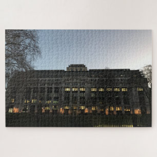 Morgens am Bloomsbury Square, London, Großbritanni Puzzle