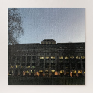 Morgens am Bloomsbury Square, London, Großbritanni Puzzle