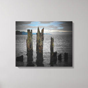 Morgens am Puget Sound von Djoneill Leinwanddruck